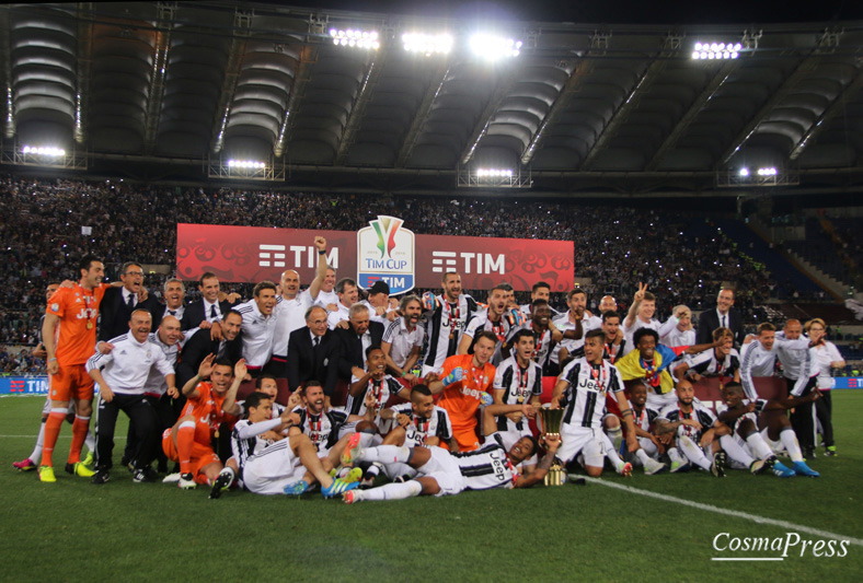 Roma.E’ terminata con la vittoria della Juventus sullo scadere del secondo tempo supplementare la finale di Coppa Italia 2016. [foto Cosimo Martemucci]