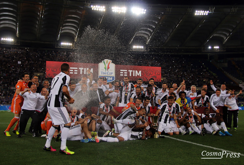 Roma.E’ terminata con la vittoria della Juventus sullo scadere del secondo tempo supplementare la finale di Coppa Italia 2016. [foto Cosimo Martemucci]