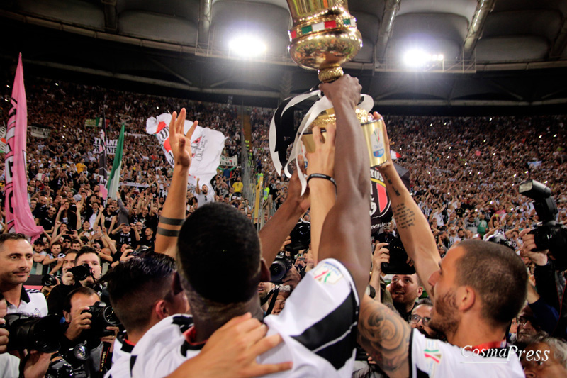 Roma.E’ terminata con la vittoria della Juventus sullo scadere del secondo tempo supplementare la finale di Coppa Italia 2016. [foto Cosimo Martemucci]