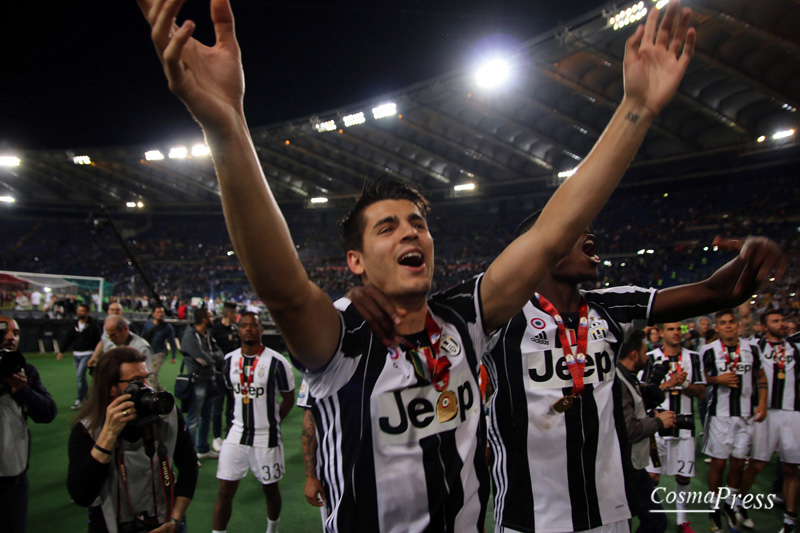 Roma.E’ terminata con la vittoria della Juventus sullo scadere del secondo tempo supplementare la finale di Coppa Italia 2016. [foto Cosimo Martemucci]