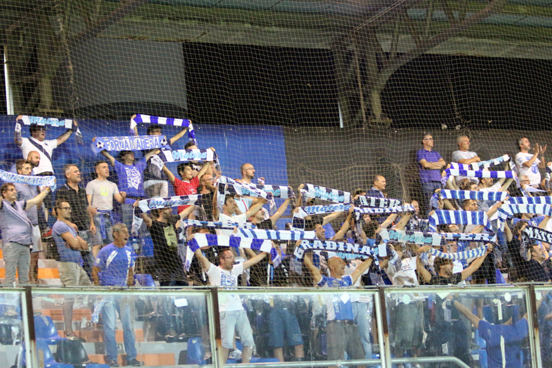 Tim Cup - Latina Matera - La tifoseria lucana [Foto C. Martemucci]