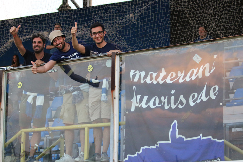 Tim Cup - Latina Matera - La tifoseria lucana [Foto C. Martemucci]