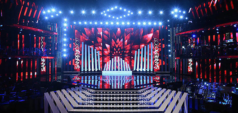 Sanremo2017 – Svelata la scenografia “Pop Up” del Festival