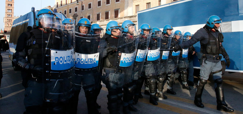 60 anniversario trattati di Roma. Manifestazioni concluse senza criticità.