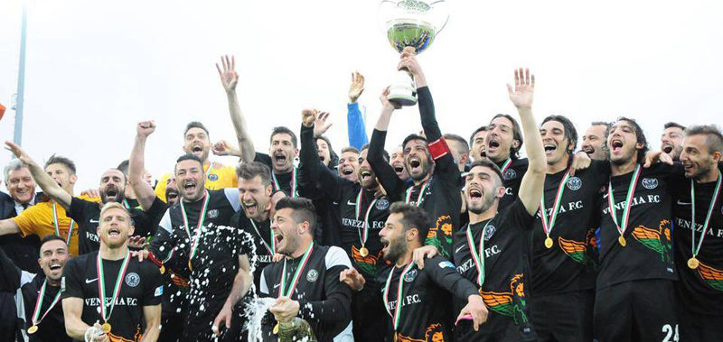 Il Venezia vince la Coppa Italia di LegaPRo. Inzaghi sogna il triplete.