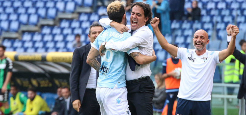 Lazio, che scorpacciata contro il Sassuolo. Finisce 6-1