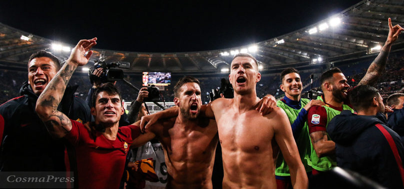 Derby – L’urlo vittorioso all’Olimpico è della Roma.