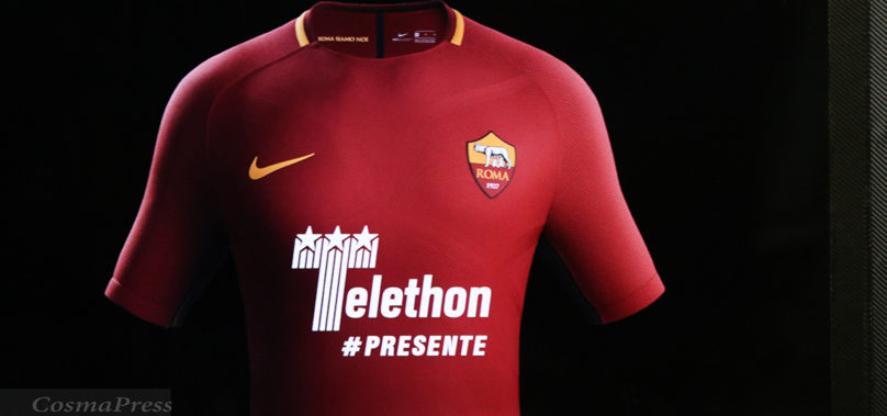 Roma-Cagliari: i giallorossi scenderanno in campo con la maglia Telethon