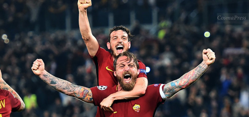 Tripudio giallorosso. La Roma annienta il Barcellona ed è in semifinale di Champions.