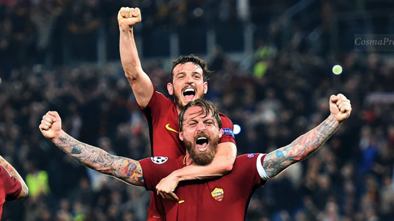 Tripudio giallorosso. La Roma annienta il Barcellona ed è in semifinale di Champions.