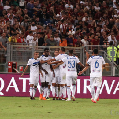 Roma-Atalanta 0-2, Zapata e De Roon piegano i giallorossi.