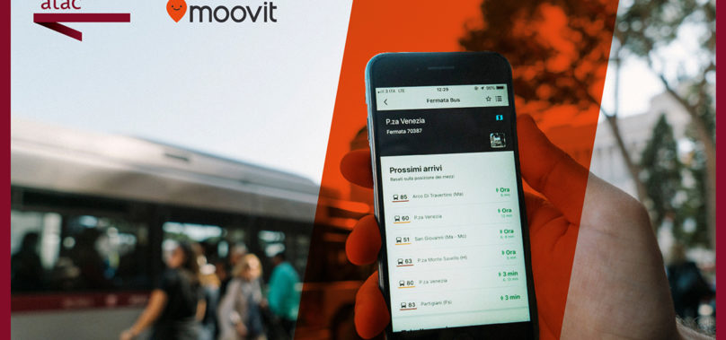 Roma, Atac e Moovit insieme per migliorare l’informazione sul servizio pubblico