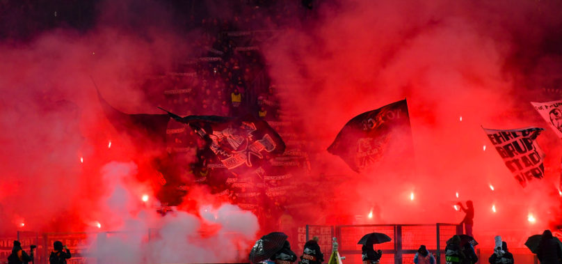 Europa League, Lazio-Eintracht 1-2. Tensioni e 14 fermati. Nessun contatto tra le tifoserie.