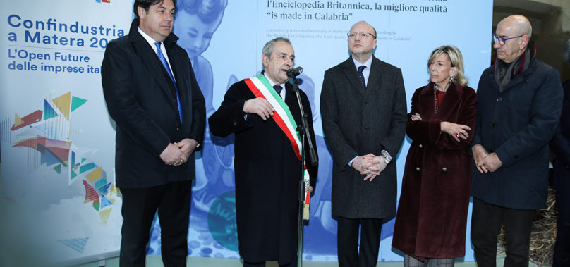 Matera2019: Inaugurato lo spazio dedicato alle imprese. Boccia: Italia straordinazia che crea lavoro e sviluppo.