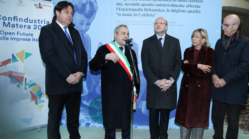 Matera2019: Inaugurato lo spazio dedicato alle imprese. Boccia: Italia straordinazia che crea lavoro e sviluppo.