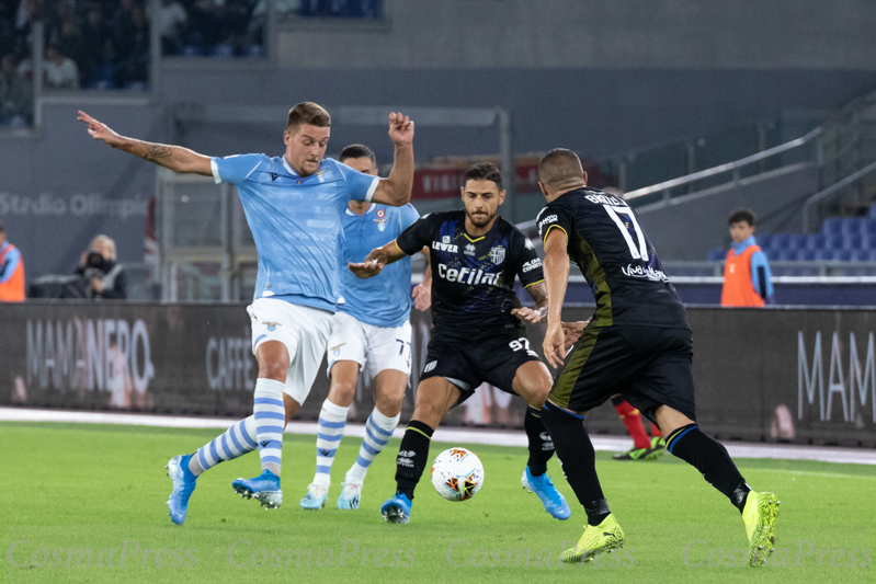Lazio vs Parma in Rome, Italy