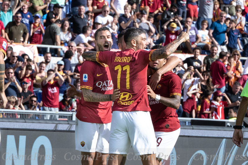 AS Roma vs Cagliari in Rome, Italy