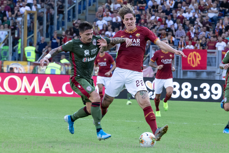 AS Roma vs Cagliari in Rome, Italy