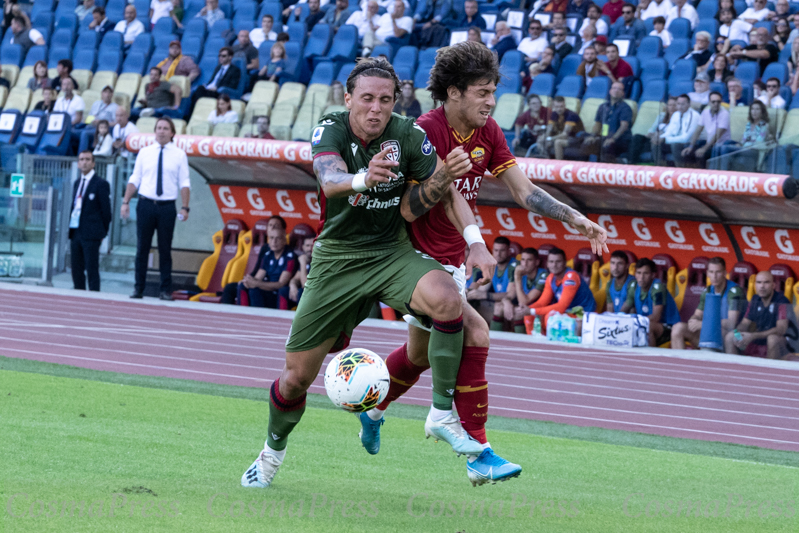 AS Roma vs Cagliari in Rome, Italy