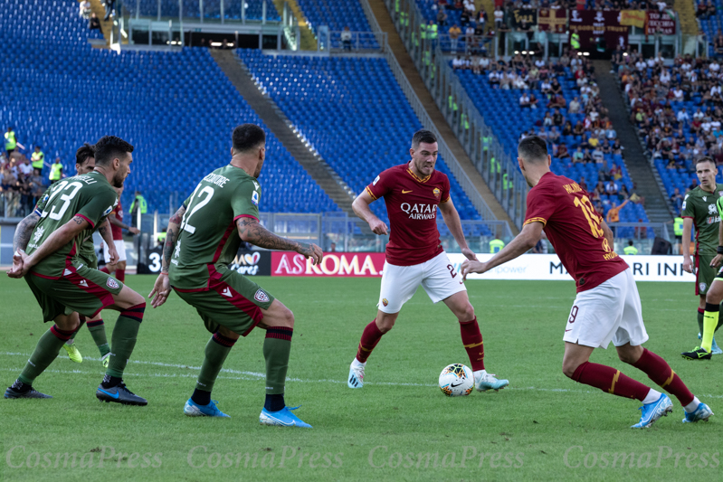 AS Roma vs Cagliari in Rome, Italy