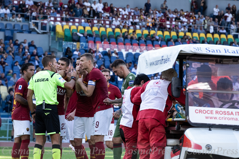 AS Roma vs Cagliari in Rome, Italy