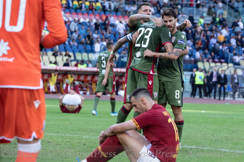 AS Roma vs Cagliari in Rome, Italy