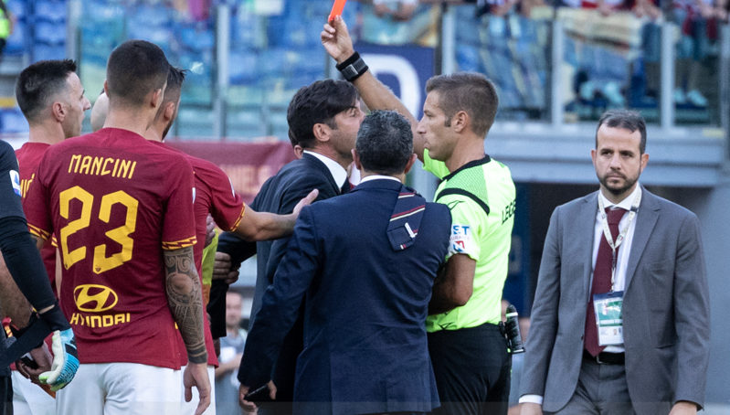 Roma Cagliari 1-1, i giallorossi fermati tra le polemiche.