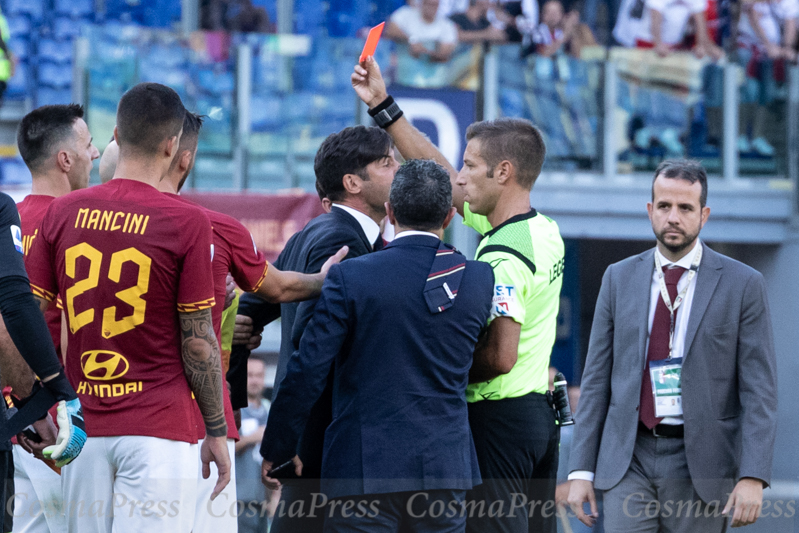 AS Roma vs Cagliari in Rome, Italy