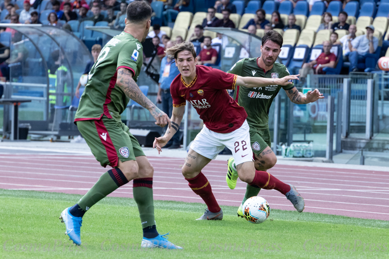 AS Roma vs Cagliari in Rome, Italy