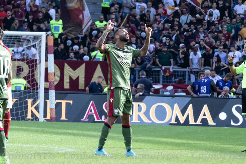 AS Roma vs Cagliari in Rome, Italy