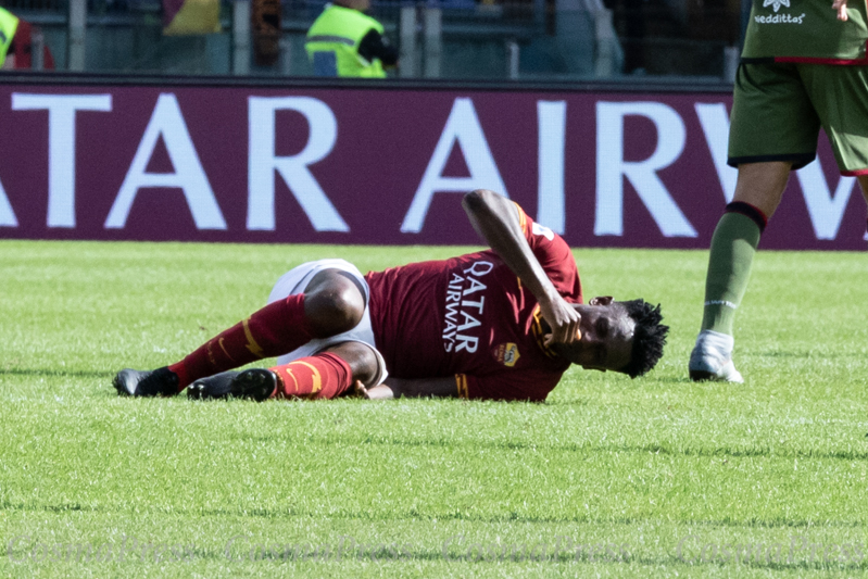 AS Roma vs Cagliari in Rome, Italy