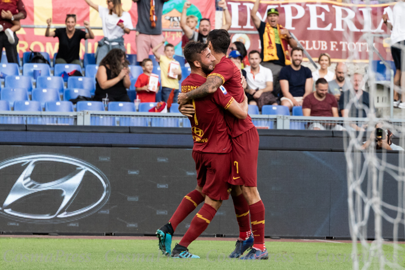 AS Roma vs Sassuolo, Italia Serie A.