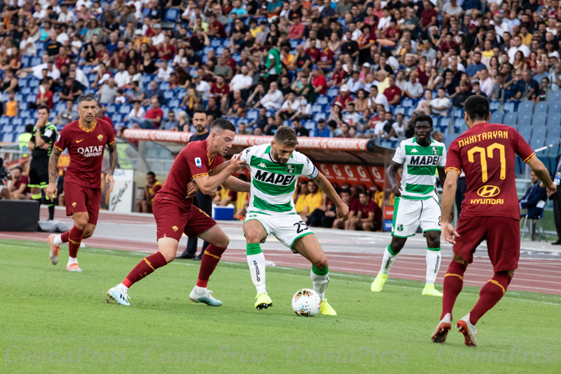 AS Roma vs Sassuolo, Italia Serie A.