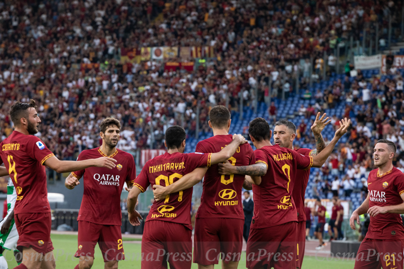 AS Roma vs Sassuolo, Italia Serie A.