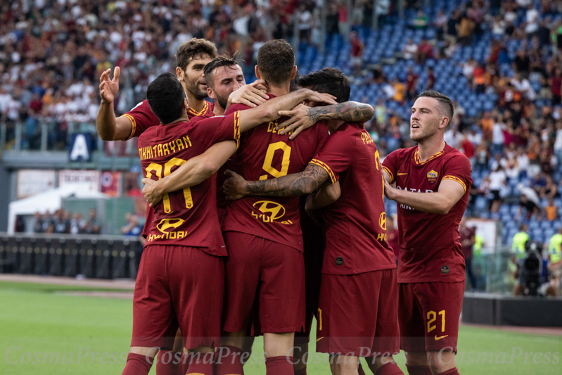 AS Roma vs Sassuolo, Italia Serie A.