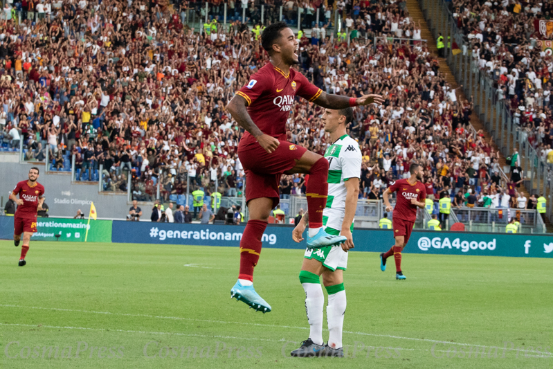 AS Roma vs Sassuolo, Italia Serie A.