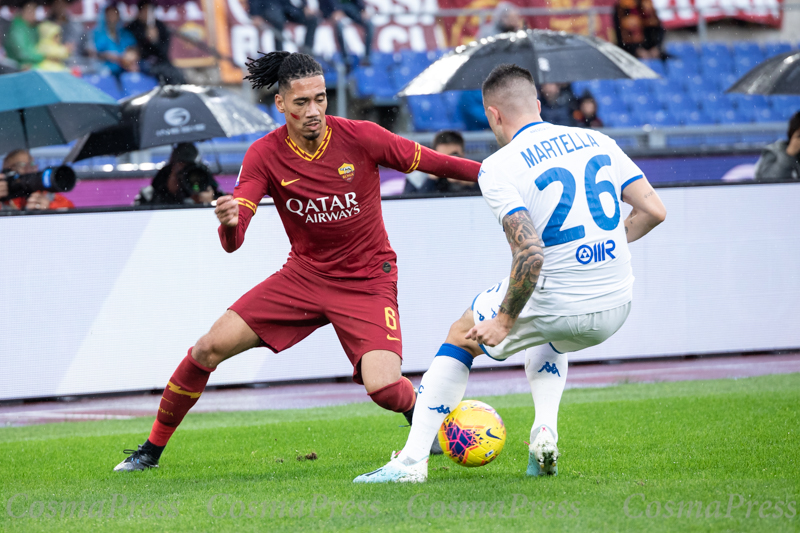 AS Roma Vs Brescia in Rome, Italy