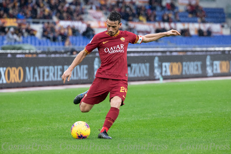 AS Roma Vs Brescia in Rome, Italy