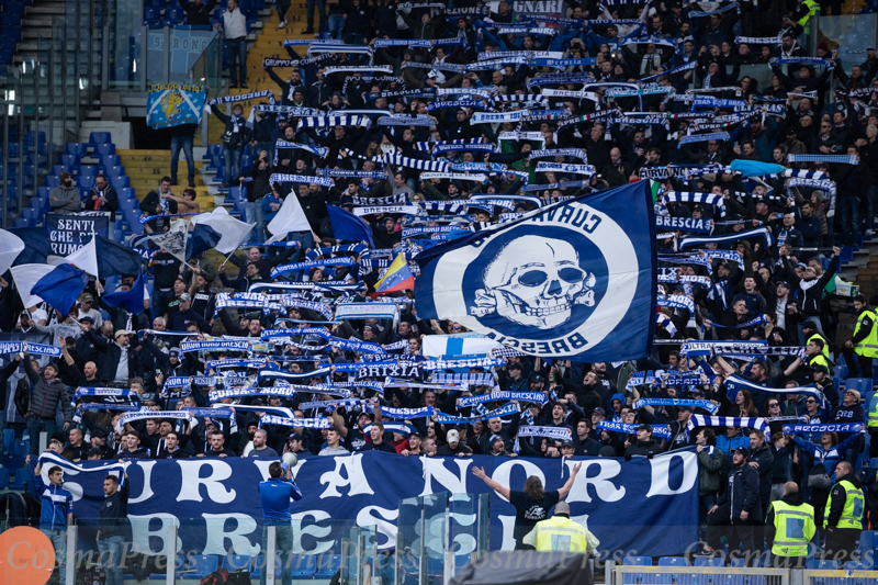 AS Roma Vs Brescia in Rome, Italy