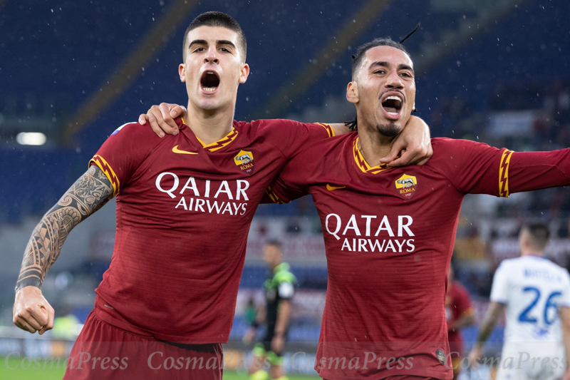 AS Roma Vs Brescia in Rome, Italy