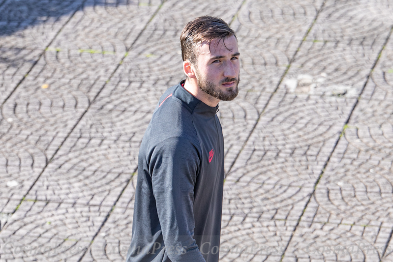 Press conferences and training sessions AS Roma, Italy