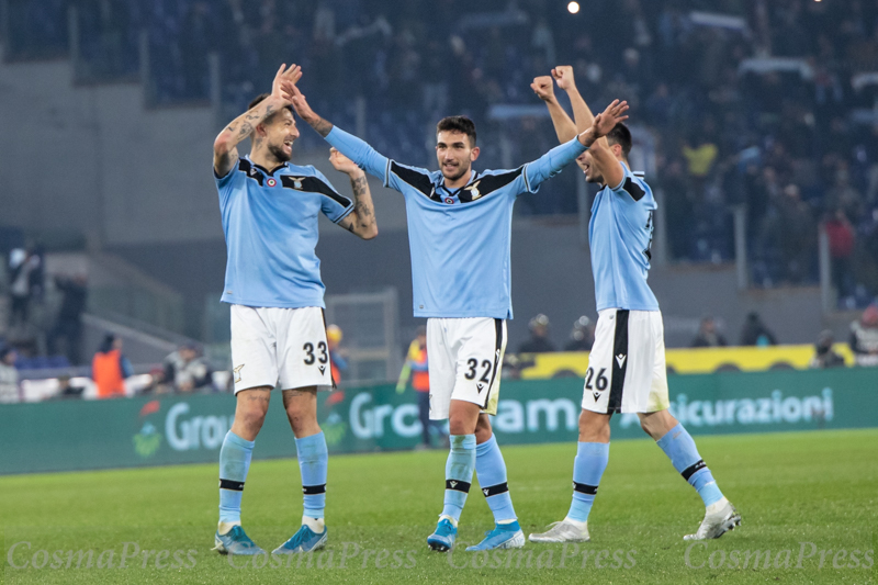 Lazio Vs Napoli in Rome, Italy