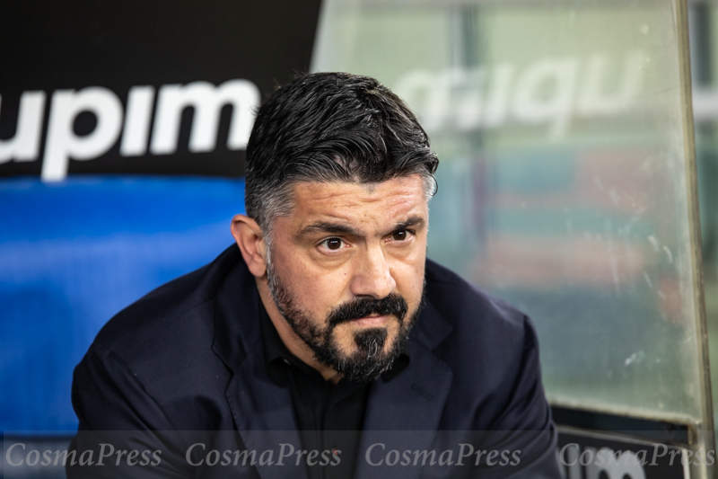 Lazio Vs Napoli in Rome, Italy