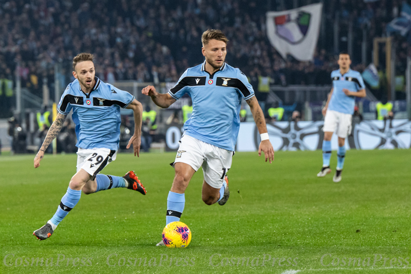 Lazio Vs Napoli in Rome, Italy