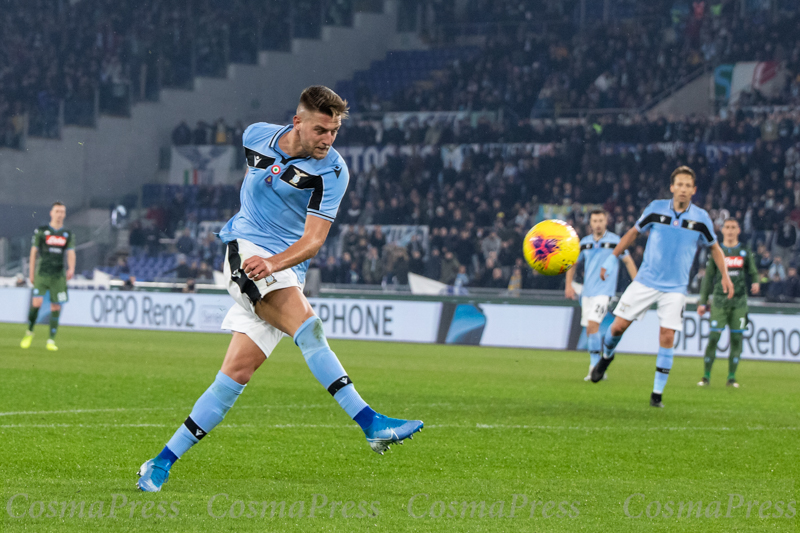 Lazio Vs Napoli in Rome, Italy