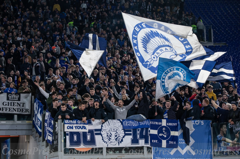 AS Roma Vs KAA Gent in Rome, Italy