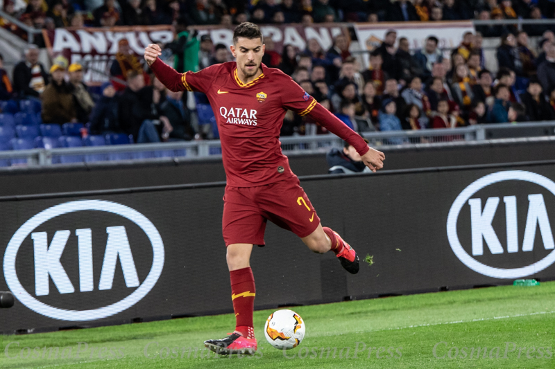 AS Roma Vs KAA Gent in Rome, Italy