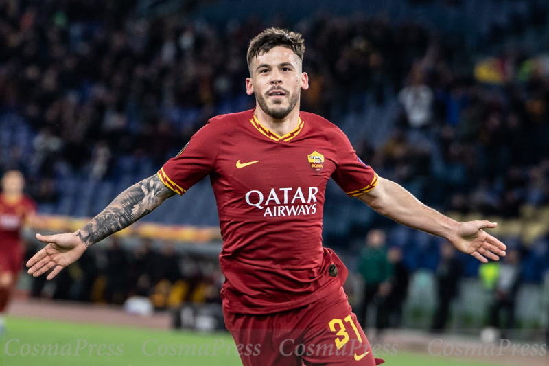 AS Roma Vs KAA Gent in Rome, Italy