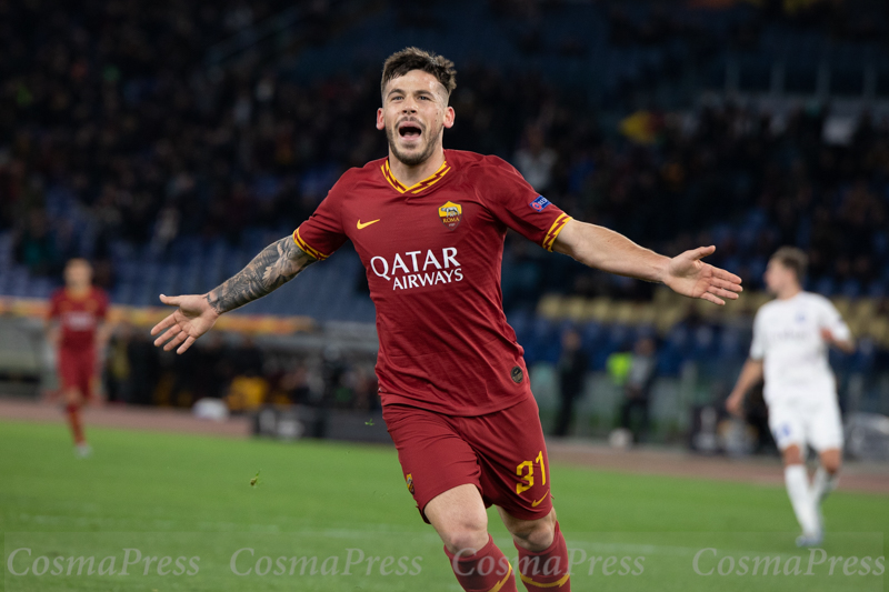 AS Roma Vs KAA Gent in Rome, Italy