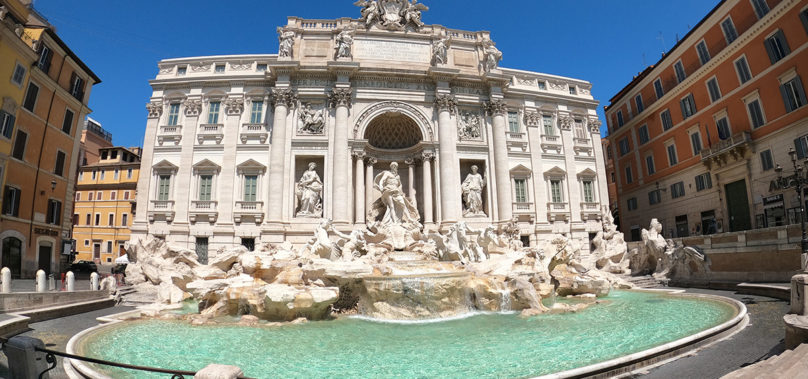 Video – Roma, il centro storico tra magia e solitudine ai tempi del Coronavirus.